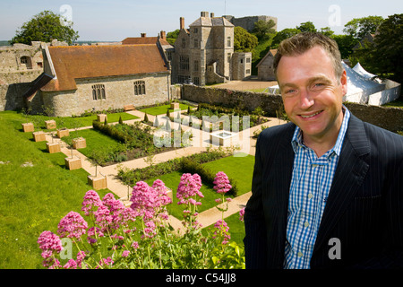 Prinzessin Beatrice Garden Garten Designer Chris Beardshaw Garten, Carisbrooke Castle, Newport, Isle of Wight, England, UK Stockfoto