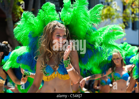 Sommer-Sonnenwende Parade, Santa Barbara, 2011. Stockfoto