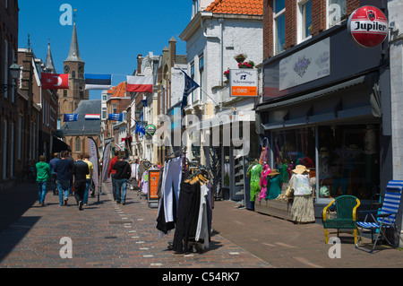 Kaizerstraat Straße Scheveningen Bezirk den Haag Provinz Süd-Holland Niederlande-Europa Stockfoto