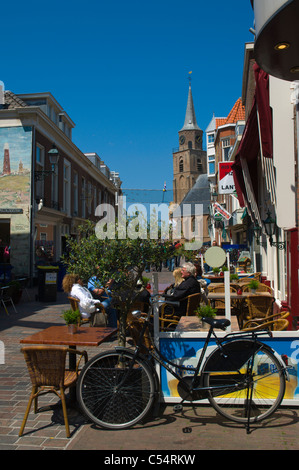 Kaizerstraat Straße Scheveningen Bezirk den Haag Provinz Süd-Holland Niederlande-Europa Stockfoto