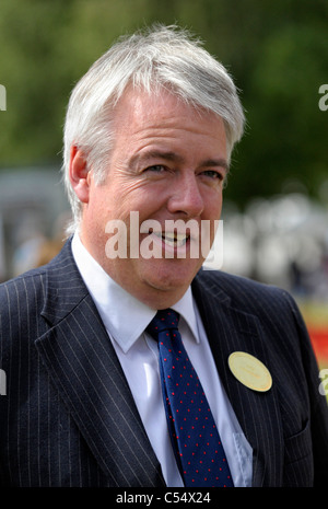 Erster Minister für Wales Rt Hon Carwyn Jones bin 2011 Llangollen internationaler musikalischer Eisteddfod anwesend am 7. Juli 2011 Stockfoto