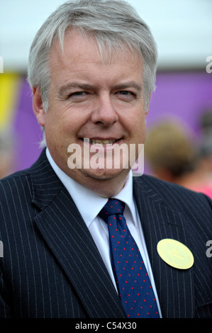 Erster Minister für Wales Rt Hon Carwyn Jones bin 2011 Llangollen internationaler musikalischer Eisteddfod anwesend am 7. Juli 2011 Stockfoto