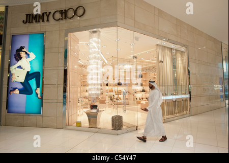 Jimmy Choo speichern n Dubai Mall in Dubai Vereinigte Arabische Emirate VAE Stockfoto