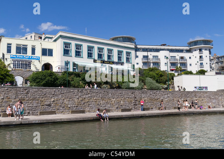 Ferienwohnungen in Weston-Super-Mare Stockfoto