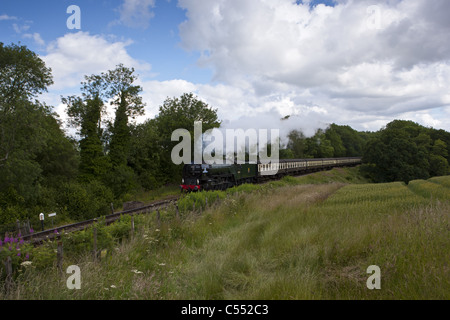 60163 Tornado auf der West Somerset Railway Stockfoto