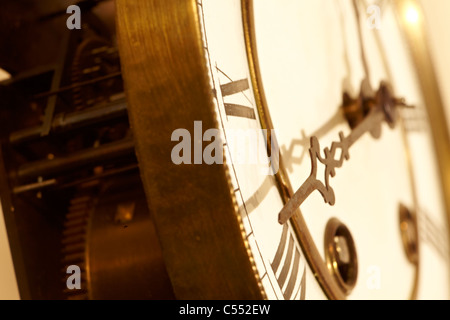 ANTIKE UHR VERZIERTEN HAND STUNDE Stockfoto