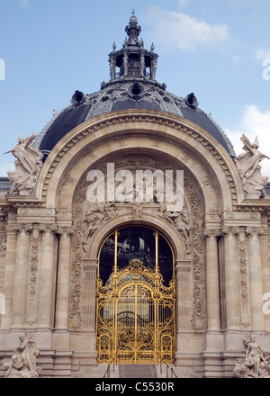 Fassade ein Museum, Petit Palais, Paris, Frankreich Stockfoto