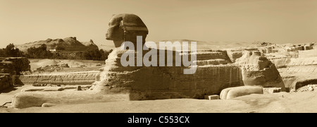 Ägypten, Kairo, Gizeh, die große Sphinx, UNESCO-Weltkulturerbe Stockfoto