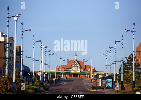 St. Annes Platz mit Blick auf den Pier, Lancashire Stockfoto