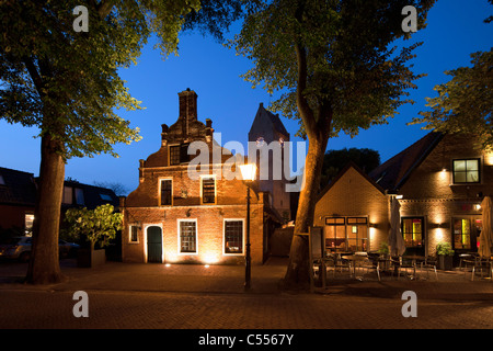 Die Niederlande, Buren, Ameland Insel, gehört zum Wadden Sea Islands. Haus des ehemaligen Kapitäns in Walfangindustrie. Stockfoto