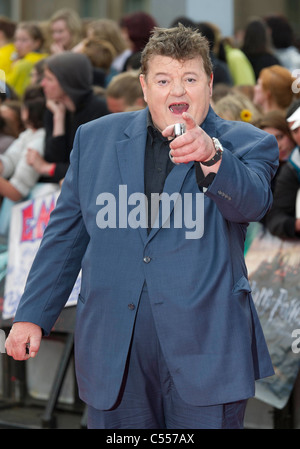 Harry Potter und die Heiligtümer des Todes Teil 2 Film Weltpremiere am Trafalgar Square am 7. Juli 2011 in London, England. Stockfoto