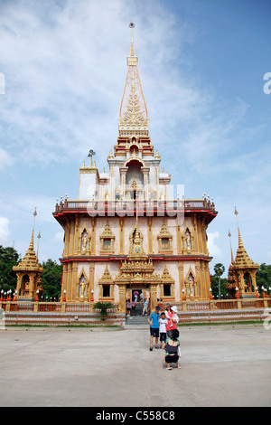 Wat Chalong Tempel in Chalong, Phuket, Thailand Stockfoto