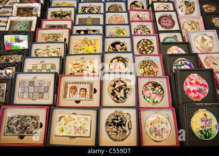 Lackarbeiten Souvenir-Shop, Namdaemun-Markt, Seoul, Südkorea Stockfoto