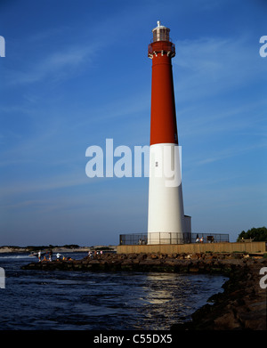 Barnegat Leuchtturm Long Beach Island New Jersey USA Stockfoto