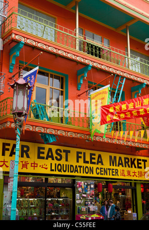 San Francisco Chinatown Shop Fronten China Stadt Kalifornien usa Stockfoto