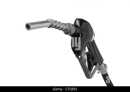 Gas-Pumpe-Düse Ausschneiden Stockfoto