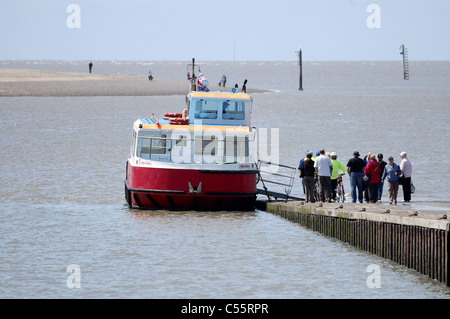 Wyre Mündung Fähre Wyre stieg Stockfoto