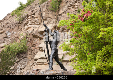 Sonnenschein Mine Disaster Memorial, Idaho, USA Stockfoto