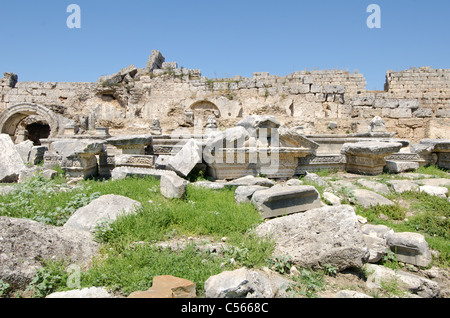 Antike Stadt Perge in der Nähe von Antalya Türkei Stockfoto