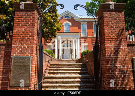 Historischen Dumbarton House Museum und Sitz der nationalen Gesellschaft der kolonialen Dames von Amerika, Washington DC Stockfoto