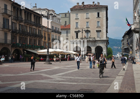 Piazza del Duomo oder Domplatz in Como, Italien Stockfoto