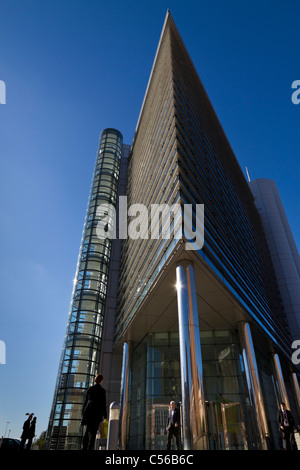 Fürsten Exchange Building, Aire Street, Leeds. Ein preisgekröntes Bürogebäude im Jahr 2000 abgeschlossen. Stockfoto