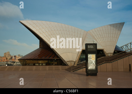 Sydney, Australien - 18. Februar 2011: Detail des Sydney Opera House Ticket Office Stockfoto