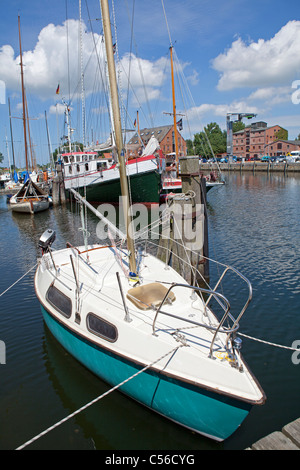 Hafen von Orth, Insel Fehmarn, Schleswig-Holstein, Deutschland Stockfoto