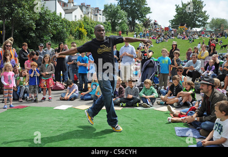 Die Patchfest Community-Festival-Event in Brighton UK Stockfoto