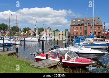 Hafen von Orth, Insel Fehmarn, Schleswig-Holstein, Deutschland Stockfoto