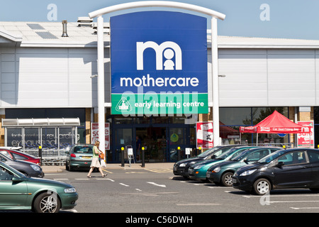 Eingang zum Mothercare früh Lernzentrum Stockfoto