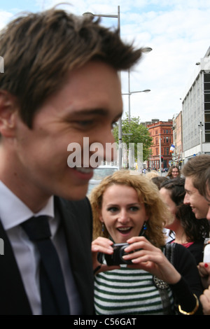 James Phelps kommt bei der Dublin Premiere von Harry Potter und die Heiligtümer des Todes: Teil2 im the Savoy Kino Dublin Irland Stockfoto