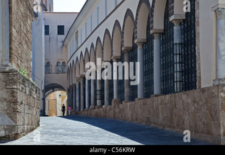 Italien, Salerno, die Kathedrale von San Matteo Seitenstraße Stockfoto