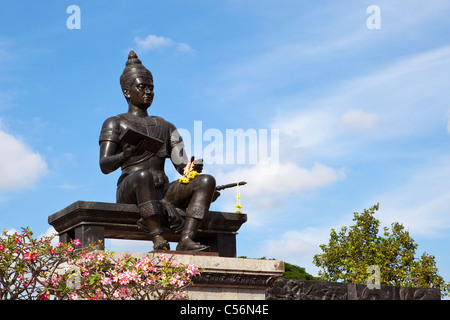 Statue von König Ramkhamhaeng, Sukhothai, Thailand Stockfoto