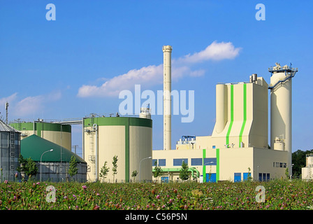 Biogasanlage - Biogasanlage 77 Stockfoto