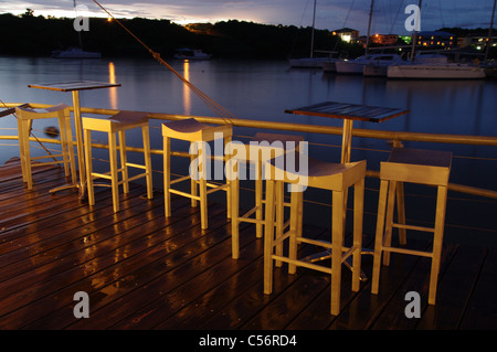 Ruhigen Abend in der Marina, Grenada Stockfoto