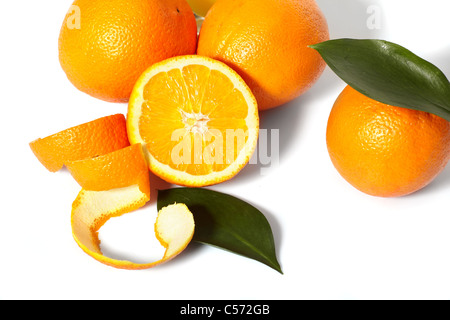 frische Orangen Stockfoto