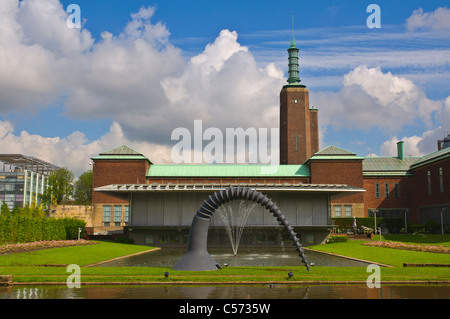 Museumspark das Museumsquartier mit zentralen Museum Boijmans van Beuningen Rotterdam Niederlande Stockfoto