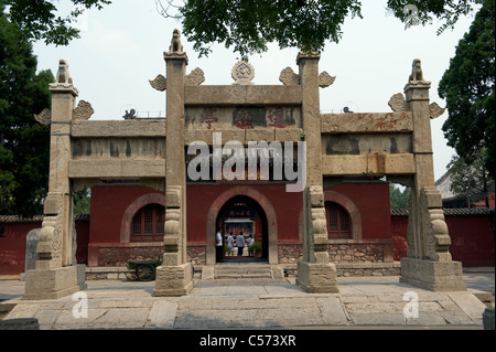 Dai-Tempel in Taishan Berg, Shandong, China.10-Jul-2011 Stockfoto