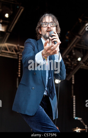 Zellstoff bei einer geheimen Show auf der Park-Bühne beim Glastonbury Festival 2011 Stockfoto