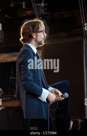 Zellstoff bei einer geheimen Show auf der Park-Bühne beim Glastonbury Festival 2011 Stockfoto