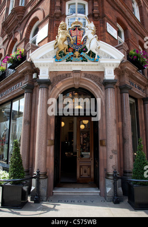 James Purdey & Söhne, Büchsenmacher, Mayfair, London Stockfoto