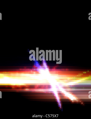 Regenbogen farbige abstrakte flare Layout mit vielen textfreiraum für Ihren Text. Stockfoto