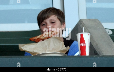 BROOKLYN BECKHAM LA GALAXY V CHICAGO Feuer MLS CARSON LOS ANGELES Kalifornien 9. Juli 2011 Stockfoto