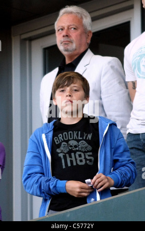 BROOKLYN BECKHAM TONY ADAMS LA GALAXY V CHICAGO Feuer MLS CARSON LOS ANGELES Kalifornien 9. Juli 2011 Stockfoto