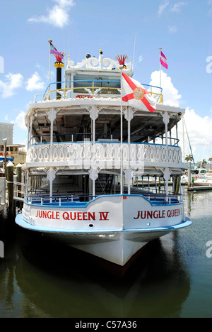 Dschungel Queen Riverboat Stockfoto