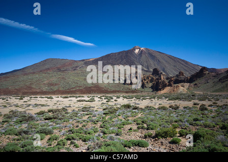 Der Teide auf der vulkanischen Insel Teneriffa Stockfoto