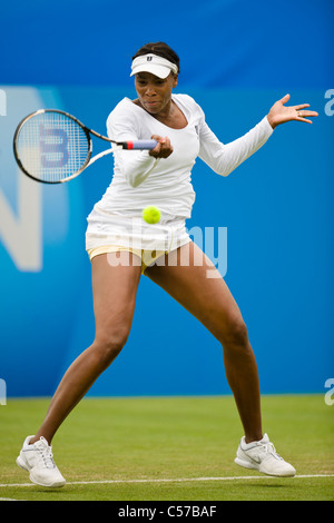 AEGON International 2011, Eastbourne, East Sussex, England, UK. Venus Williams in Aktion. Stockfoto