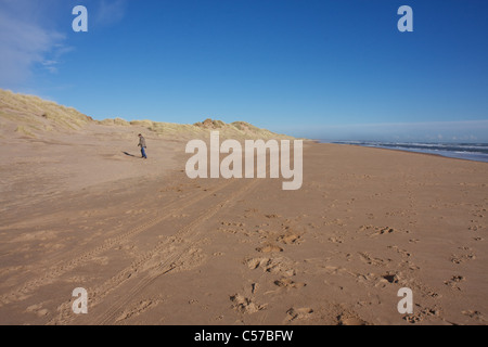 Balmedie Strand, Schottland Stockfoto