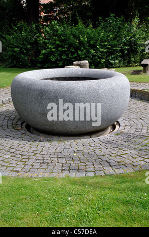 Ebbe und Flut Skulptur, Newbury, Berkshire, England, UK Stockfoto